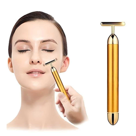 House of Beauty 24K Face Massager Kit| Gold Platted Electric For Face Skin Care